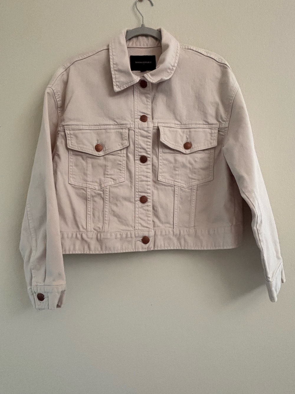 Banana Republic Cropped Denim Jacket M